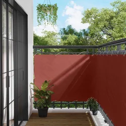 Balcony ekran Terakota 110 x 1000 cm Oxford tkanina
