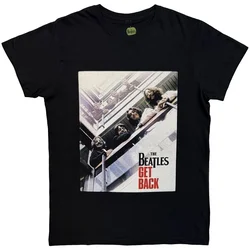 The Beatles Get Back Poster Black XL Majica