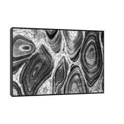 Canvas Slika na platnu Loptasti granit Finska, Sa ramom, 60 x 90 cm, Beli