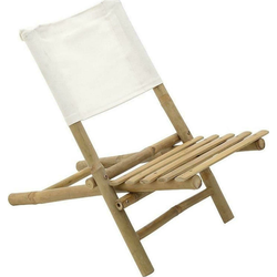 DIKER HOME Bambus stolica sklopiva sa podesivim naslonom 40x80x60 cm smeđa