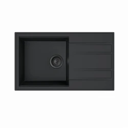 Granitna sudopera MILO RETTO 78x46 Lava stone sa sifonom