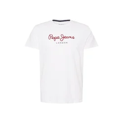 Pepe Jeans Majica Eggo mornarska/temno rdeča/bela