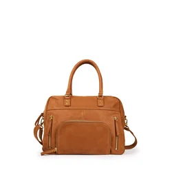 Nat&Nin Ročna torbica  MAXI MACY  rjava