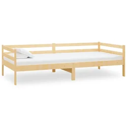 Dnevni ležaj s madracem 90 x 200 cm od masivne borovine