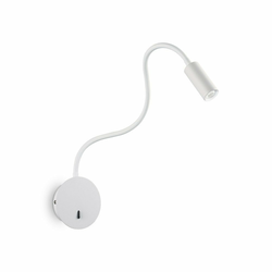 Ideal Lux - Fleksibilna LED lampica FOCUS LED/3,5W/230V bela