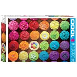 Eurographics - Puzzle Cupcake Rainbow - 1 000 kosov