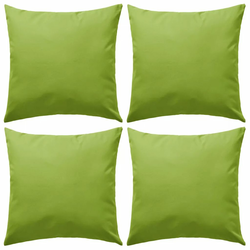 Vrtni jastuci 4 kom 45 x 45 cm zeleni