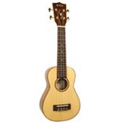 KALA SOPRAN ukulele Spruce Top, Ovangkol Back Highpolish incl.CASE