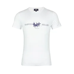 HARVEY MILLER Majica temno modra/bela