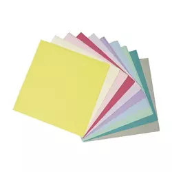 Rayher. Origami papir 20x20 cm 100 kosov 80-100g pastelne barve