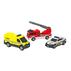 Komplet reševalnih vozil Dickie Toys SOS Team Set - danski dizajn (203712015018)