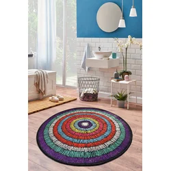 Lessentiel Maison Prostirka za kupatilo 100cm Šarena