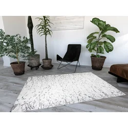 Conceptum Hypnose Tepih Ada Gönül -AL 381, 140x190 cm, Crno-beli