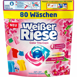 Weißer Riese COLOR TRIO CAPS kapsule za pranje perila 80 DE