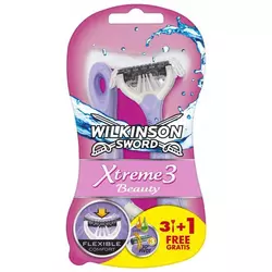 Wilkinson Sword brivnik za enkratno uporabo Xtreme3 Beauty, 4 kosi