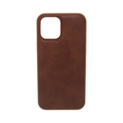 Maska za telefon LEATHER CASE za Iphone 12 Pro Max, Kafa