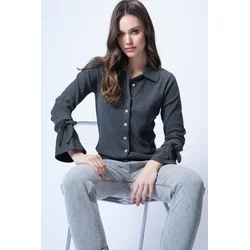 Trend Alacati Stili Ženska košulja Alc-X14728, Antracit
