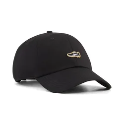 PUMA Prime Graphic Dad Cap, Women, Black, OSFA