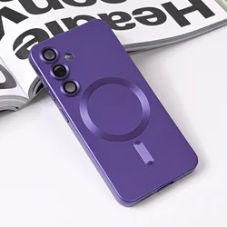 Maska za telefon Magsafe Chrome za Samsung S931B Galaxy S25, Ljubičasta