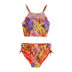 Next Bikini  indigo / svetlo zelena / jajčevec / oranžna