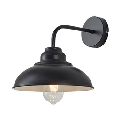 Braytron Dekorativna zidna svetiljka BRY-P004W-1H-1xE27-CRNA