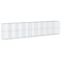 Gabionska košara s poklopcem 900x100x200 cm pocinčano željezo