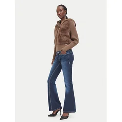 Juicy Couture Pletena jopica JCOIJ226551 Temno rjava Regular Fit