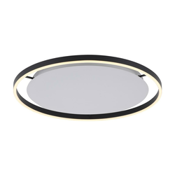 Leuchten Direkt 15392-13 - LED prigušiva stropno svetlo RITUS 30W/230V crno