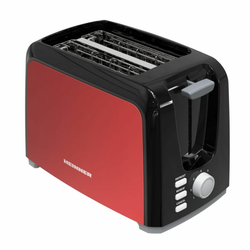 Heinner HTP-700BKRD - Toster z dvema režama 700W/230V rdeča/mat krom