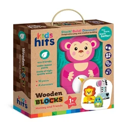 Kids Hits Drvene Kockice Majmun I Drugari