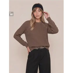 Sinsay - Chunky džemper sa raglan rukavima - braon