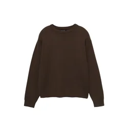 Pull&Bear Pulover čokolada