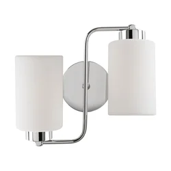 Opviq Balcova N 346 Zidna lampa, Srebrna