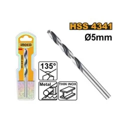 Ingco dbt1200504 hss burgija za metal 5mm ( DBT1200504 )