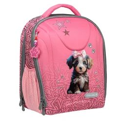 Belmil Školski ranac za devojčice Puppy love 338-82, Roze