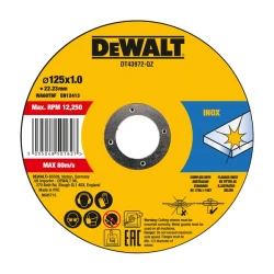 shumee DEWALT KOVINSKI DISK 125x1,0 mm /10 kosov KOVINSKA ŠKATLA
