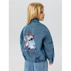 Sinsay - Teksas jakna sa ispranim efektom Stitch - plava
