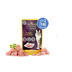 Nuevo SOS Sensitive Vlažna hrana Ćuretina monoprotein za mačku 85g x 16 kom. pakovanje