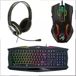 Gaming tastatura K220 YU + Gaming miš Scorpion Spear pro + Slušalice sa mikrofonom HS-400A