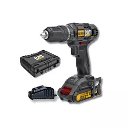 CAT Akumulatorska vibraciona bušilica zavrtač DX155.2, 18V + Baterija, 2.0 Ah + Punjač za baterije, 2A