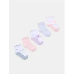 Sinsay - Čarape sa ukrasnim aplikacijama 5 pack - šareno
