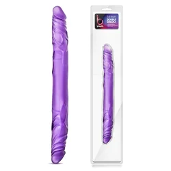 B yours 14inch dupli dildo ljubičasti