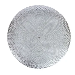 Homestar Podstavek BUBBLES D38cm srebrn