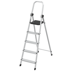 TEXELL Aluminijumske merdevine 5 stepenika Alu Strong TM-A135