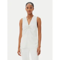 French Connection Bluza 72YDD 10 Écru Regular Fit