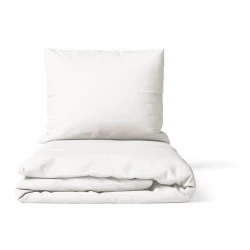 Bela posteljnina za zakonsko posteljo iz mikrosatena 200x200 cm Basic – Bonami Essentials