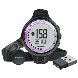 SUUNTO športna ura M5 Pack (+ Movestick Mini), črna-roza