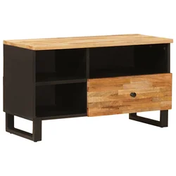 TV ormar s ladicama Smeđa 80 x 33 x 46 cm Čvrsto drvo manga
