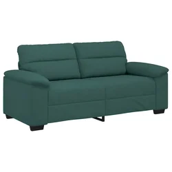 Vidaxl Dvosed temno zelen 180x81x84 cm blago