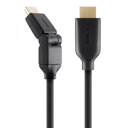Belkin Dual Swivel HDMI kabel – 2 m - Crna KP36398